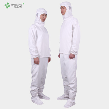 High Quality Hooded Long Sleeve T Shirt And Pants Cleanroom Clothing Work Suit 