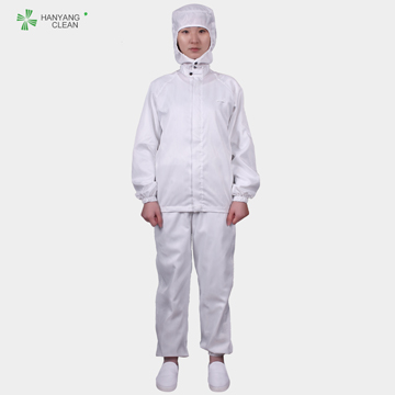 Antistatic Esd Autoclavable Polyester  Jacket And Pants Cleanroom  Suit  