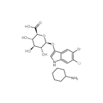 5-BroMo-4-chloro-1H-indol-3-yl β-D-Glucopyranosiduronic Acid MonosodiuM Salt, 114162-64-0