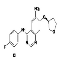 N-(3-chloro-4-fluorophenyl)-6-nitro-7-[(3S)-tetrahydrofuran-3-yloxy]quinazolin-4-amine
