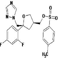[(3R,5R)-5-(2,4-difluorophenyl)-5-(1H-1,2,4-triazol-1-ylmethyl)tetrahydrofuran-3-yl]methanol,4-methy
