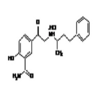 2-Hydroxy-5-[[(1-methyl-3-phenylpropyl)amino]acetyl] benzamide hydrochloride