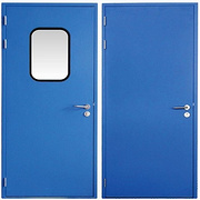 Single door for steel purification