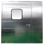 Alloy color steel single door