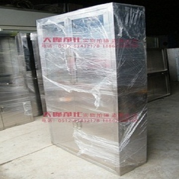 Stainless steel appliance cabinet