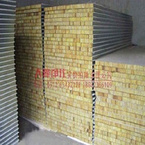 Rock wool color steel sheet rock wool sandwich board