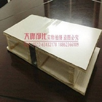 Hollow glass magnesium plate