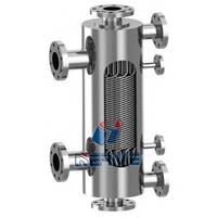 NV- double stream stainless steel winding heat exchanger