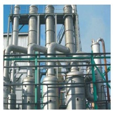 Raised film evaporator  