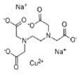 Sodium copper tetraacetate ethylenediamine