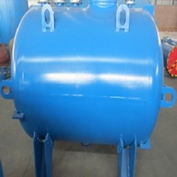 Glass lined horizontal storage tank