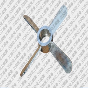 Four-leaf open turbine agitator