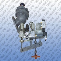 Side - mounted pneumatic discharge valve with automatic control
