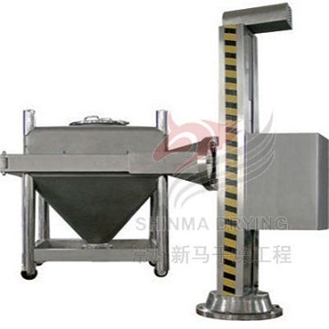 Hopper hoist feeding machine