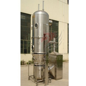 Bottom spray fluidized bed coating granulator