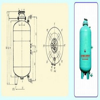 Glass lined close storage vessel/F3000-F12500/Brand:HAIXIN