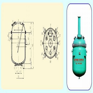 Glass lined open vessel for distillation/K300-K3000/Brand:HAIXIN