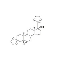 (5alpha,11beta)-11-[4-(Dimethylamino)phenyl]-5,17-dihydroxy-19-norpregn-9-ene-3,20-dione cyclic bis(