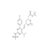 tert-Butyl6-[(1E)-2-[4-(4-fluorophenyl)-6-(1-methylethyl)-2-[methyl(methylsulfonyl)amino]-5-pyrimidi