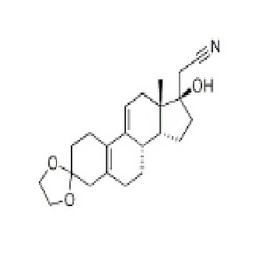 (17α)-3,3-[1,2-Ethanediylbis(oxy)]-17-hydroxy-19-norpregna-5(10),9(11)-diene-21-nitrile