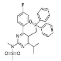 N-[5-(Diphenylphosphinoylmethyl)-4-(4-fluorophenyl)-6-isopropylpyrimidin-2-yl]-N-methylmethanesulfon
