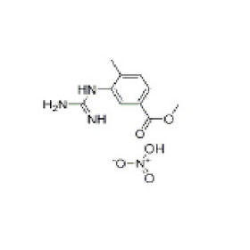 3-[(aminoiminomethyl)amino]-4-methyl-benzoic acid methyl ester nitrate