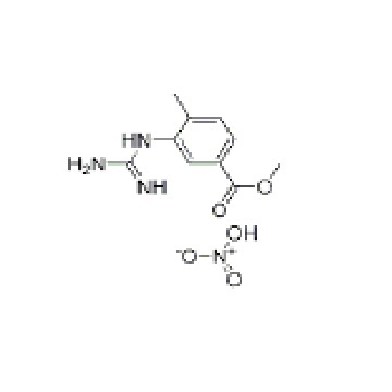 3-[(aminoiminomethyl)amino]-4-methyl-benzoic acid methyl ester nitrate