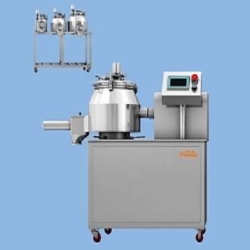 SHLS experimental wet mixing granulator