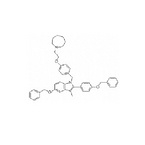 1 - (4 - (2 - (nitrogen heterocyclic heptane - 1 - base) ethoxy) benzyl) - 5 - (benzyl oxygen) - 2 -