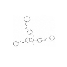 1 - (4 - (2 - (nitrogen heterocyclic heptane - 1 - base) ethoxy) benzyl) - 5 - (benzyl oxygen) - 2 -