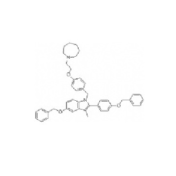 1 - (4 - (2 - (nitrogen heterocyclic heptane - 1 - base) ethoxy) benzyl) - 5 - (benzyl oxygen) - 2 -