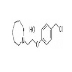 1-(2-(4-(chloromethyl) phenoxy ethyl) nitrogen heterocyclic heptane hydrochloride