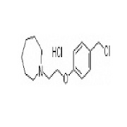 1-(2-(4-(chloromethyl) phenoxy ethyl) nitrogen heterocyclic heptane hydrochloride