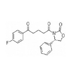 (4)-3-[5-fluorophenyl] -1, 5-dioxy valyl] -4-phenyl -2-oxazolidone