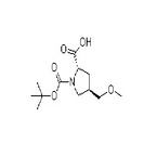 (2S,4S)-1-(tert-butyloxo carbonyl)-4-(methoxymethyl) pyrrolil-2-carboxylic acid