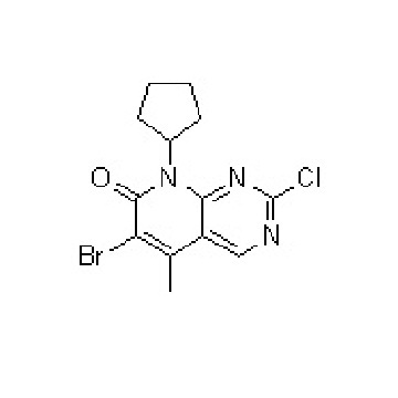 6-bromo-2-chloro-8-cyclopentyl 5-methyl-pyridine and [2, 3-d] pyrimidine-7 (8H) -ketone