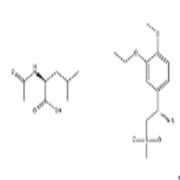 (S)-1-(3-Ethoxy-4-methoxyphenyl)-2-(methylsulfonyl)ethylamine N-acetyl-L-leucine salt