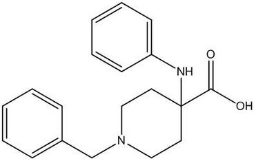 4-Anilino-1-Benzyl-4-Piperidinecarboxylic Acid