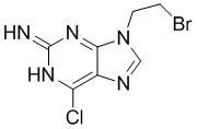 9-(2-bromoethyl)-6-chloropurin-2-amine