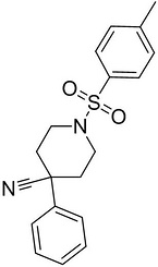 4-phenyl-1-(p-tolylsulphonyl)piperidine-4-carbonitrile