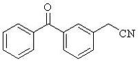 (3-benzoylphenyl)ethanenitrile