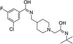 N-[[1-[2-(tert-butylamino)-2-oxoethyl]piperidin-4-yl]methyl]-3-chloro-5-fluorobenzamide