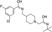 N-[[1-[2-(tert-butylamino)-2-oxoethyl]piperidin-4-yl]methyl]-3-chloro-5-fluorobenzamide