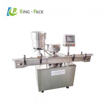 Powder vial filling and capping machine  
