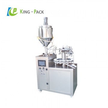 Unguent cream tube filling sealing machine