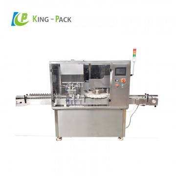 Liquid filling and capping machine