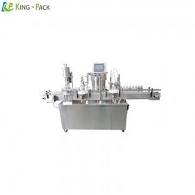 Liquid filling and capping machine