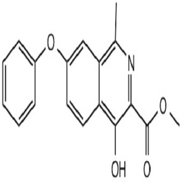 1-Methyl-4-hydroxy-7-phenoxy isoquinoline-3-methyl formate