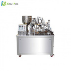 Semi automatic plastic tube filling and sealing machine