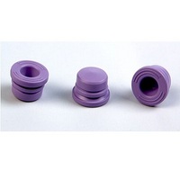 Halogenated butyl rubber plug (15.4 purple) for vacuum blood collector